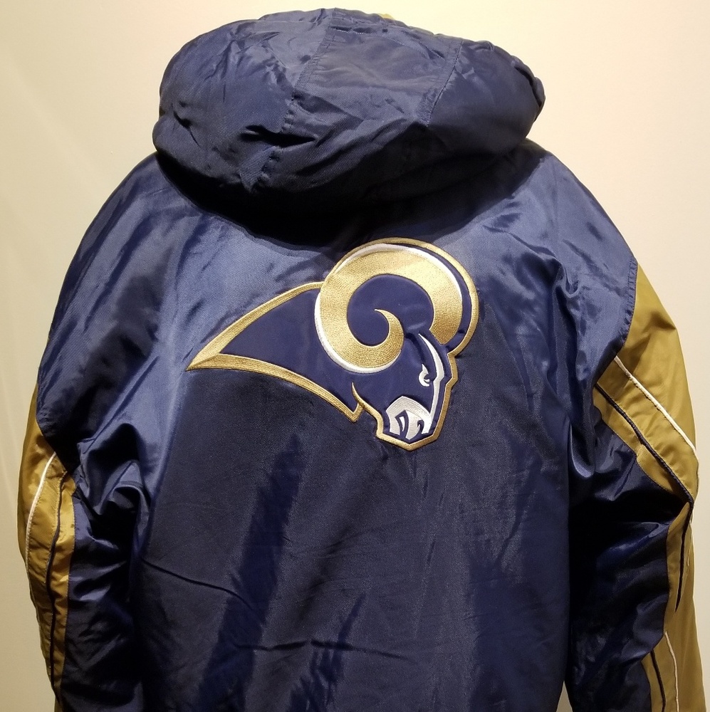St Louis Rams NFL Spotlight Hooded Embroidered Nylon Parka